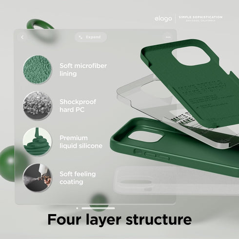 elago iPhone 15 Case Liquid Silicone